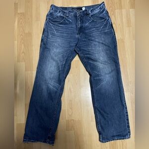 Rocawear Jeans Mens 38 Blue Denim Hip Hop Vintage Y2K Classic Fit 38x32